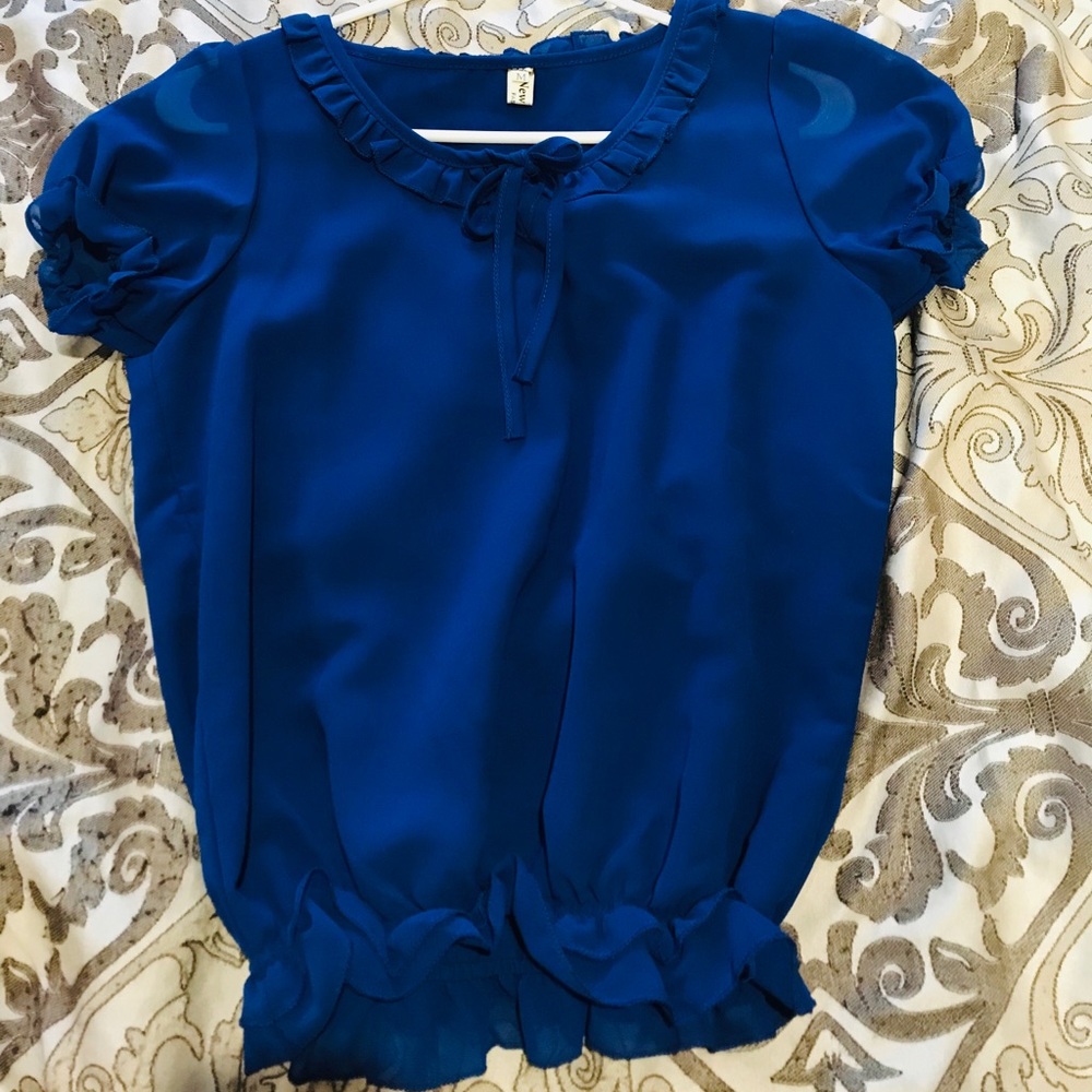 Summer chiffon blouse